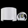 2x3W LED SMD Round Wall IP54 White WW