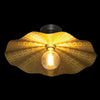 1xE27 Golden Flower Ceiling Light 39cm
