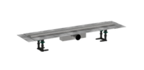 Hansgrohe Raindrain Compact Complete Set Shower Drain 800 For Standard Installation Brushed Stainles