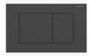 Sigma, square: black chrome /brushed easy-to-clean coated