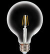 4W LED Filament G125 E27 Dimmable WW