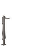 Hansgrohe Metropol Single Lever Bath Mixer Floor-Standing With Lever Handle Brushed Black Chrome