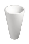 Annelie 910 Pillar Basin WTH Pearl White 500x500x910