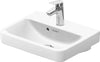 Handrinse bas.450mm Duravit No.1, white with OF and TP, 1 TH,