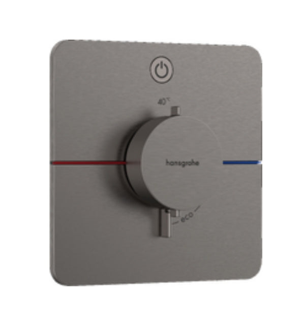 Hansgrohe Showerselect Comfort Q Thermostat For Concealed Installation For 1 Function Brushed Black