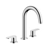Hansgrohe Vernis Blend 3-Hole Basin Mixer Without Waste Set Chrome