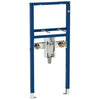 Duofix element for washbasin, 112 cm, deck-mounted tap, with concealed trap