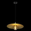 1xE27 Golden Nugget Pendant 38cm