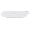 Pill Shaped Stand White - 560x320x90mm