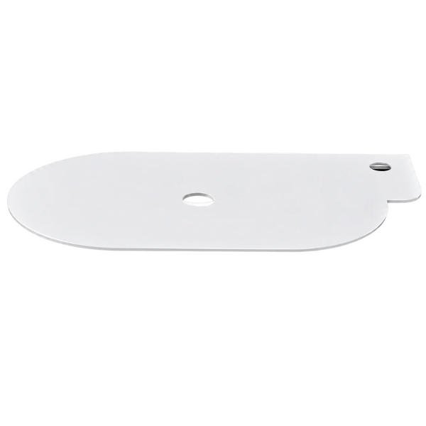 Pill Shaped Stand White - 560x320x90mm