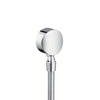 Hansgrohe Fixfit Wall Outlet S With Non-Return Valve And Pivot Joint Chrome