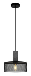 1xE27 Midnight Mesh Round PendantIP20