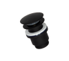 Basin Clicker Waste Slotted 32mm Black