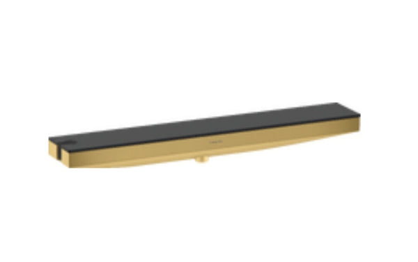Hansgrohe Rainfinity Wall Outlet Porter 500 With Shower Holder And Shower Shelf Left Polished Gold O