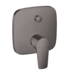 HG Talis E Single lever manual bath mixer for concealed installation Brushed Black Chrome