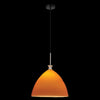 1xE14 Single Pendant Big Glass Orange
