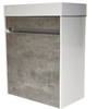 460 Simplicity vanity & Basin-Cement