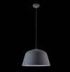 1xE27 Cupcake Small PendantGrey