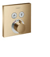 Hansgrohe Showerselect Thermostat For Concealed Installation For 2 Functions Brushed Bronze