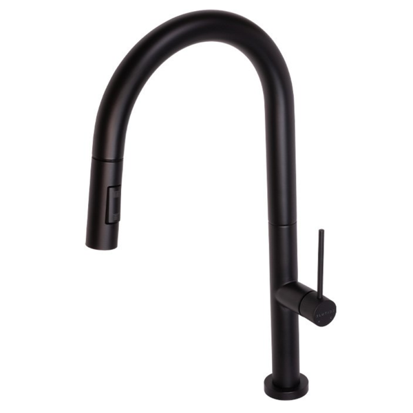 Lace BlackSpray Sink Mixer - Pull Out