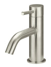Petite Basin Mixer Short Basin Tap Brushed Nickel