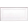 White Gloss Bevelled Subway Tile (75x150) Piece (88 Sheet / m²)
