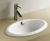 Baby Oval Undercounter Basin White Gloss Interior 420x305x120mm