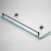 Malta Black Glass Shelf