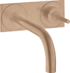 AXOR Uno mixer conc.spout 160mm+plate BRG Brushed Red Gold