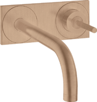 AXOR Uno mixer conc.spout 160mm+plate BRG Brushed Red Gold