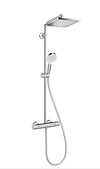Hansgrohe Crometta E Showerpipe 240 1Jet With Thermostat Chrome