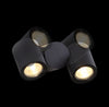 2xGU10 Double AdjustableWall IP-54 Black
