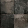 Hanoi Cuadrado Black Ash 100X100X9mm Ceramic Gloss Tiles (0.50Sqm/Box)