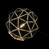 1xE27 LaserCut Metal Ball Table LampBl