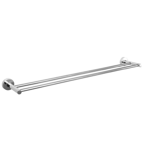 Ginger Double Towel Rails 600mm - Chrome