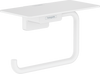 Hansgrohe Addstoris Toilet Paper Holder With Shelf Matt White
