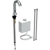 Washbasin tap Piave, deck-mounted, mains operation, with exposed function box: bright chrom
