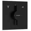 DuoTurn E Mixer for concealed installation for 2 functions Black