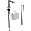 Washbasin tap Brenta, deck-mounted, battery operation, with exposed function box: bright ch