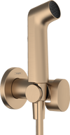 EcoSmart S Bidette Handshower 1jet for Mixed Water with Shower Holder Brushed Bronze