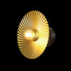 1xE27 Golden Shell Wall Light 22cm