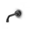 JEE-O Soho Wall Mounted Spout Stainless Steel For Basin Or Bath, Hammercoated Black