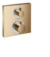 Hansgrohe Ecostat Square Thermostat For Concealed Installation For 2 Functions Brushed Bronze