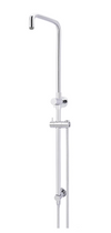 Meir Shower Column with Hose (excludes Rose and Handshower) - Chrome