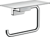 Hansgrohe Addstoris Toilet Paper Holder With Shelf Chrome