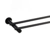 Slimline Black Double Rail 600mm