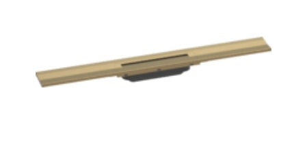 Hansgrohe Raindrain Flex Finish Set Shower Drain 700 Cuttable For Wall Mounting Brushed Bronze