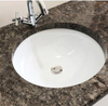 Underslung Basin Under Counter Ceramic Polished White390x390x160mm