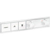 Hansgrohe Rainselect Thermostat For Concealed Installation For 2 Functions Matt White