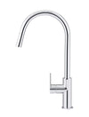 Retractable Round Paddle Kitchen Mixer Chrome